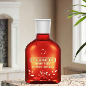 LMZ Natürliches Kräuter-Aktiv-Mundwasser Frische Minze Fluoridfrei Gingivitis-Behandlung Erfrischt den Atem Reduziert Plaque Lindert - Product Image 1