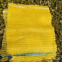 Sac en filet Raschel personnalisé avec logo imprimé pour l'exportation de dattes, pommes de terre, oignons et fruits – Vente en gros