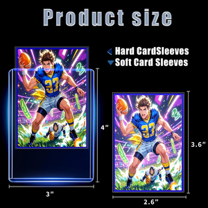 Pelindung Kartu Plastik Keras Kustom Super Jernih MIO Factory untuk Kartu Permainan Pokemon, Pelindung Kartu <span class=keywords><strong>Toploader</strong></span> 35PT untuk Kartu Perdagangan Olahraga - Product Image 5