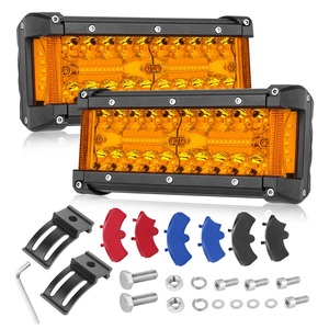 Luces LED Laterales de 7 Pulgadas, Resistentes al Agua, Combinadas, para Conducción Todoterreno, Cubo Súper Brillante, Barra de Luz de Trabajo para Camioneta - Product Image 2