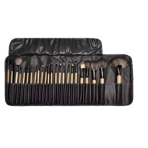 24 brochas <span class=keywords><strong>de</strong></span> <span class=keywords><strong>maquillaje</strong></span> Kabuki Foundation Powder Eyeshadow Blush Corrector Brush Kit con bolsa Juego <span class=keywords><strong>de</strong></span> brochas <span class=keywords><strong>de</strong></span> <span class=keywords><strong>maquillaje</strong></span> portátil - Product Image 3