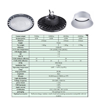 Lámpara LED UFO de Alta Potencia para Interiores, de Aluminio Fundido a Presión, para Almacenes Industriales, Fábricas y Talleres, 60w 100w 150w 200w, Tipo Canopy