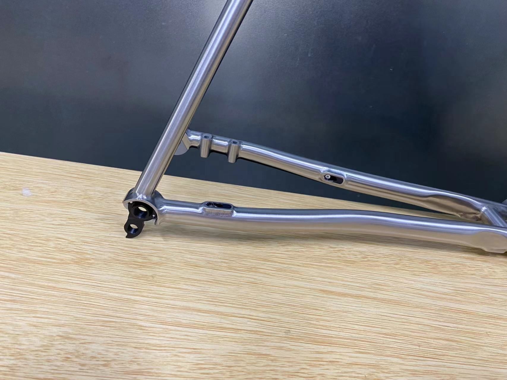 Waltly 700C Titanium Disc Road Bike Frame - Lightweight & Durable