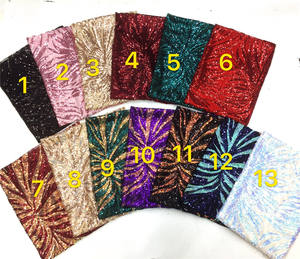 Hotest <span class=keywords><strong>2020</strong></span> poliéster brillo Rosa diseño gráfico floral tela de lentejuelas - Product Image 6