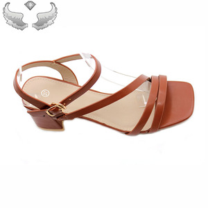 Sandalias de tacón alto de verano para mujer, estilo retro, con plataforma, punta abierta y diseño calado, a la moda - Product Image 4