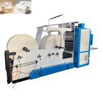 Machine à mouchoirs en V interpliés à prix abordable, ligne de production de mouchoirs en papier doux en sachet économique, vente directe d'usine