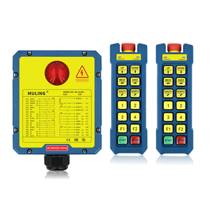 รีโมทคอนโทรลไร้สายอุตสาหกรรม ML-K12D+ รุ่นยอดนิยม 24V AC สำหรับเครน กันน้ำ กันกระแทก พร้อมระบบเตือนภัย ผลิตจากพลาสติก - Product Image 4