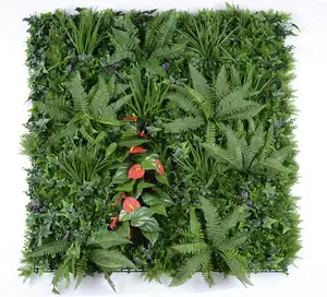 室内垂直自然室内室外人造绿色植物草墙园林绿化