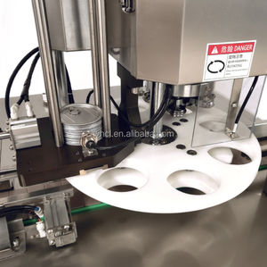 Machine automatique de sertissage de canettes de jus de bière alimentaire Machine de bouchage de canettes de bocal en verre - Product Image 2