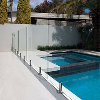 Rampe d'escalier philippines avec conception de robinet balustrade en verre