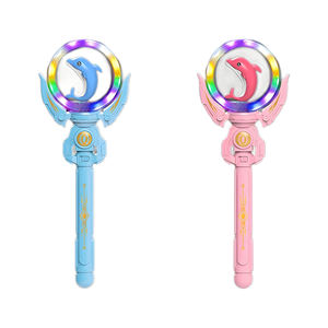 2025 Neues Design Leucht spielzeug Dolphin Led Flash ing Music Rotierender Magic Stick Wand Großhandel - Product Image 1