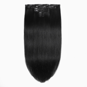 Extensions di <span class=keywords><strong>Capelli</strong></span> <span class=keywords><strong>Veri</strong></span> di Lusso all'Ingrosso con Clip, Naturali, Vergini, con Cuticole Allineate, <span class=keywords><strong>Capelli</strong></span> Vietnamiti, Clip Senza Cuciture in PU, Skin Weft - Product Image 3