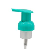 Dispensador de Plástico Personalizado con Bomba de Espuma de Doble Color Azul y Rosa, Diseño de Tapa de Cúpula 40/410 para Limpiador Facial