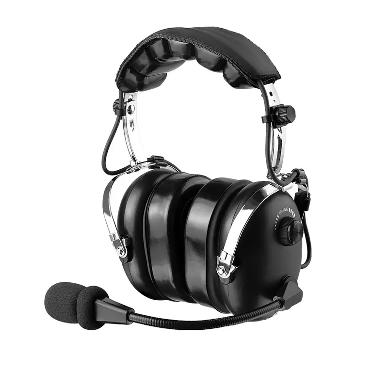 سماعات رأس RayTalk مزدوجة الأذن مع وسيلة اتصال لاسلكي لاسلكي UTV مع خاصية إلغاء الضوضاء