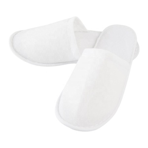 รองเท้าแตะผ้าสำหรับงีบหลับ แบบใช้แล้วทิ้ง สีขาว สำหรับโรงแรม พร้อมโลโก้ - Product Image 2