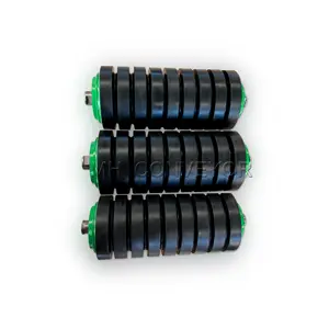 5% off Rubber Impact Roller para Mineração Transportador