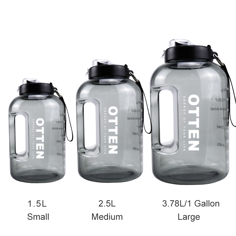 Factory Direct sale Bpa Free Wide Mouth 2.5 liter Plastic Water Bottle Gym Half Gallon Water Bottles