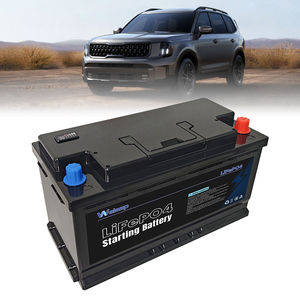 12V 1200CCA 100Ah 低自放电启动电池，适用于长时间存储、紧急重启磷酸铁锂启动电池 - Product Image 1