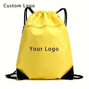 Sac à cordon en polyester/nylon avec impression de logo OEM pour le marketing - Product Image 1