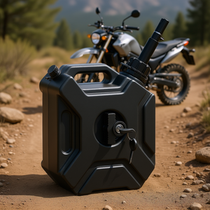 Réservoir de carburant noir générique de 1,3 gallon, verrouillable, portable, pour voitures, motos, ATV, UTV - Product Image 2