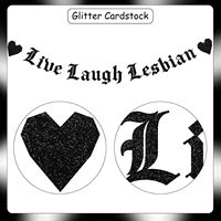 Dekorasi Pesta Lajang Banner Live Laugh Lesbian Gothic Old English Emo Goth Queer Gay Pride LGBTQ Perlengkapan Pesta Lajang