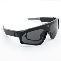 Lunettes intelligentes SANVNET SNT SOLIS AI avec caméra 8MP, verres polarisés, enregistrement vidéo, ChatGPT, lunettes intelligentes pour le cyclisme sur route