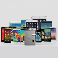 Clé USB 16 Go avec coque rigide en cuir PU, fournitures de bureau, journal, logo personnalisé, chargeur sans fil, bloc-notes avec batterie externe 8000 mAh