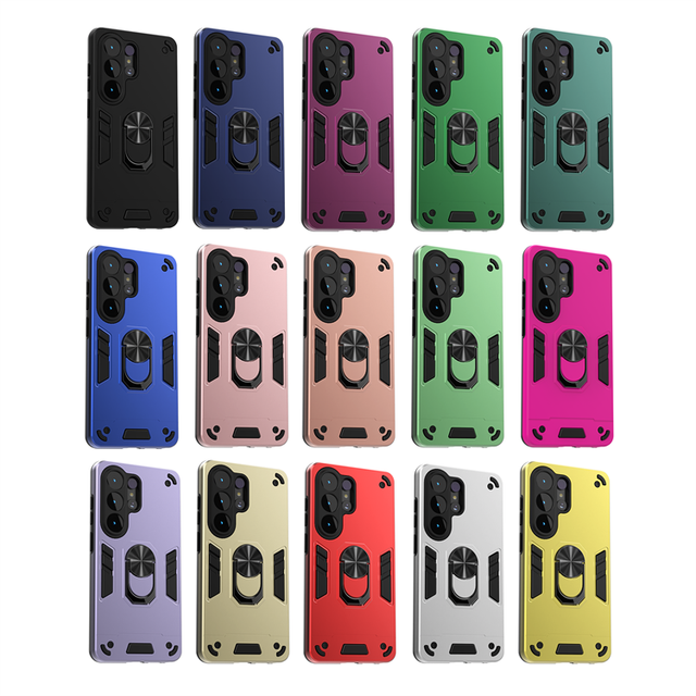 New Popular 360 Rotate Ring Heavy Duty Kickstand Phone Case for Samsung Galaxy S26 Ultra case Metal Magnetic