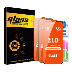 21D Tempered Glass clear Silk Print Mobile <strong>Phone</strong> <strong>Screen</strong> <strong>Protector</strong> for iphone samsung huawei xiaomi Infinix Tecno motorola - Product Image 1