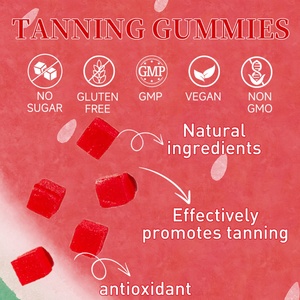 Gomitas Bronceadoras con Antioxidantes para una Piel Radiante, Suplemento Diario para Mujeres, Sabor Sandía, con Licopeno y Astaxantina - Product Image 2