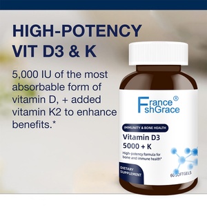 Fabricant OEM de Vitamine D3, 60 gélules molles, complément alimentaire pour une fonction musculaire saine, soutien immunitaire, complément de vitamines pour adultes - Product Image 5