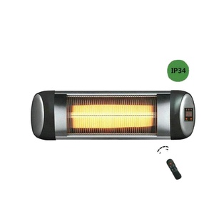 Calentador Eléctrico de Cuarzo Infrarrojo de 1500W a Precio Económico con Protección Contra Sobrecalentamiento, Control Remoto y Cobertura de hasta 76 m, Calentamiento Rápido - Product Image 2