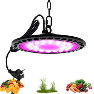 Full Spectrum 100W 150W 200W Hydroponic High Bay Lights UFO Led Grow Light