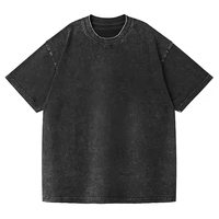 T-shirt Homme Vintage Oversize en Coton Lourd 230G, Meilleure Vente, Logo Personnalisé pour Articles Promotionnels et Emballage de Marchandises