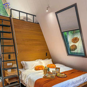 Maison modulaire triangulaire en métal de luxe |   Préfabriqué Démontable Portable |   Installation rapide, résidence habitable de 20 pieds pour usage hôtelier - Product Image 4