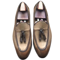 Cie ML17 Mocassins à glands tissés personnalisés en cuir de veau chaussures à semelle extérieure en cuir respirant faites à la main pour hommes de haute qualité