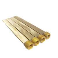 Système de refroidissement pour moule d'injection plastique – Baffle droit en laiton avec filetage BSP/BSPT