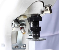 Machine à boutons-pression semi-automatique DH-818, machine à boutons-pression pour jeans, machine à boutons-pression servo, nouvelle machine en aluminium pour restaurant