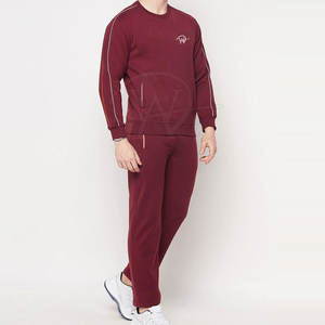 Ensemble de survêtement d'hiver pour homme personnalisé, de haute qualité, 100% coton, séchage rapide, léger, col rond, logo personnalisé, longueur genou - Product Image 5