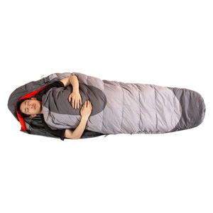 Autumn <b>Winter</b> Mummy White Down Outdoor Double-Layer Thickened Adult <b>Sleeping</b> <b>Bag</b> Wholesale - Product Image 3