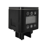 Chiye Personnalisé 400ml Grande Capacité Carré Automatique Aquarium Fish Tank Feeder avec Affichage Numérique