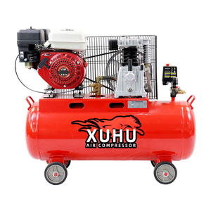 Compressore d'Aria a Pistoni Lubrificato da 6,5 CV e 200 L di Alta Qualità all'Ingrosso con Motore a Benzina Raffreddato ad Aria - Product Image 2