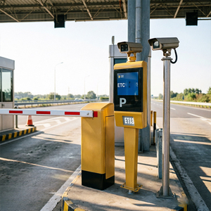 ระบบจัดการค่าผ่านทางอัตโนมัติพร้อมเครื่องอ่านป้ายทะเบียน RFID ระบบกั้นทางแบบบูม และตู้ชำระเงินด้วยตนเองสำหรับทางด่วน - Product Image 1
