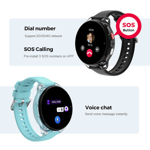 นาฬิกาอัจฉริยะสำหรับเด็ก LT58 4G รองรับวิดีโอคอล GPS WIFI LBS หน้าจอ AMOLED ทรงกลม UWS6130E พร้อมฟังก์ชั่น SOS วิดีโอคอล และโทรด้วยเสียง - Product Image 3