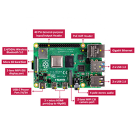 Raspberry Pi 4 Raspberry Pi 5 2GB 4GB 8GB Módulo de Placa de Desarrollo para Proyectos de IoT y Programación DIY