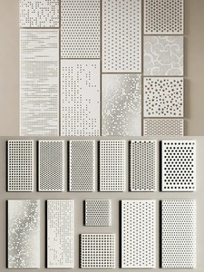 Panneau mural perforé en aluminium moderne, anodisé, anti-corrosion, revêtement extérieur pour bâtiments, design industriel pour hôtels - Product Image 4