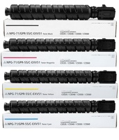 Cartucho de Tóner Compatible con Canon C-EXV 51 de Calidad Premium X&O para Impresoras de la Serie iR-ADV C5535i-C5560i