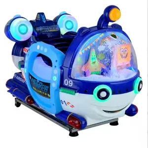 Amusement Theme Park Coin Operated Kiddie Ride Arcade Race Swing Car Video Game Machine