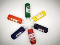 Peinture personnalisée Paintway 10 ml, séchage à l'air, non toxique, couleurs assorties, bricolage, sacs en tissu/tissu, chaussettes, ensembles d'art, dessin et écriture, ensemble d'art pour enfants