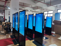 Afficheur numérique interactif pour publicité, écran tactile Android WiFi, kiosque d'affichage numérique pour intérieur, 49'' 55'' 65'' 75'' pouces